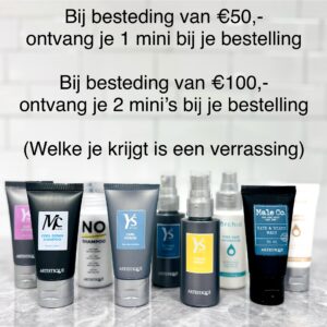 Bij bestelling van 50 en 100 euro ontvang je een gratis mini kado by linn
