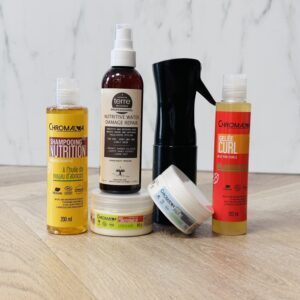 chromalya nutrition, soin condition, TDC water leave in, chromalya cream, gelee curl