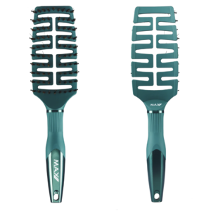 Max Pro Detangler Brush - Evergreen Elegance by linn voor pijnloos borstelen kinderen en volwassenen