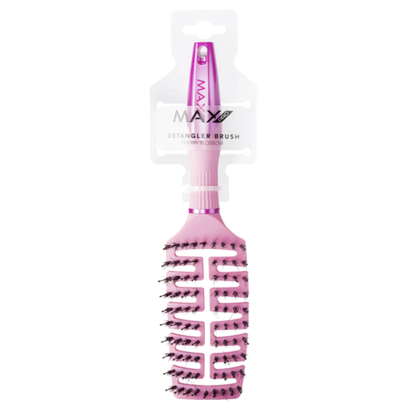 Max Pro Detangler Brush - Cherry Blossom by linn haarborstel kinderborstel