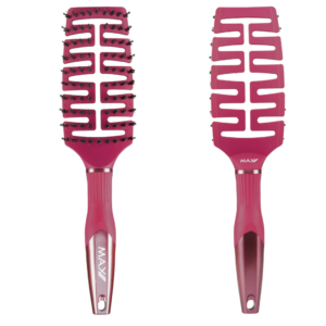 Max Pro Detangler Brush - Burgundy Beauty by linn kinderborstel haarborstel