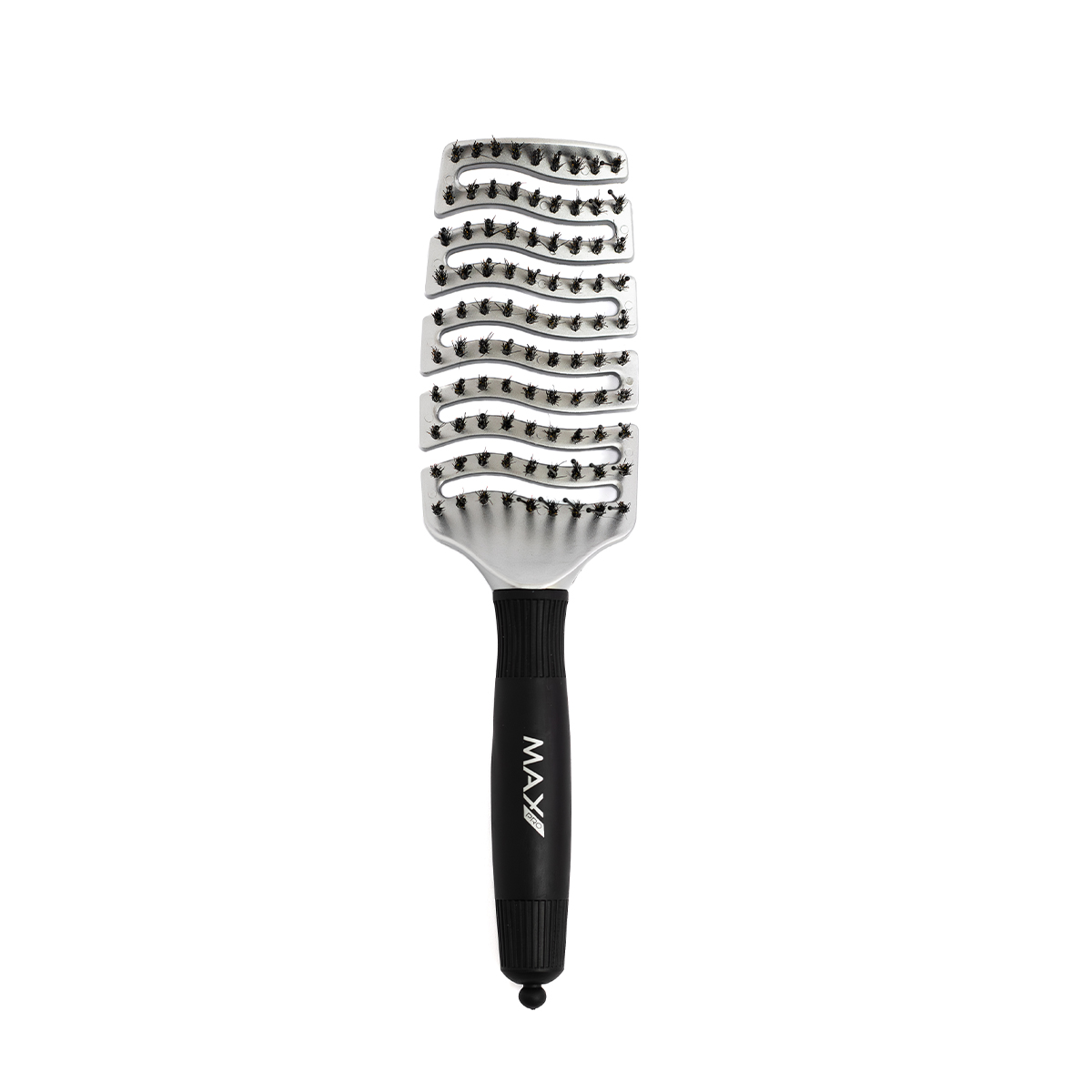 Max Pro Detangler Brush - Silver
