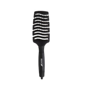Max Pro Detangler Brush - Midnight Black