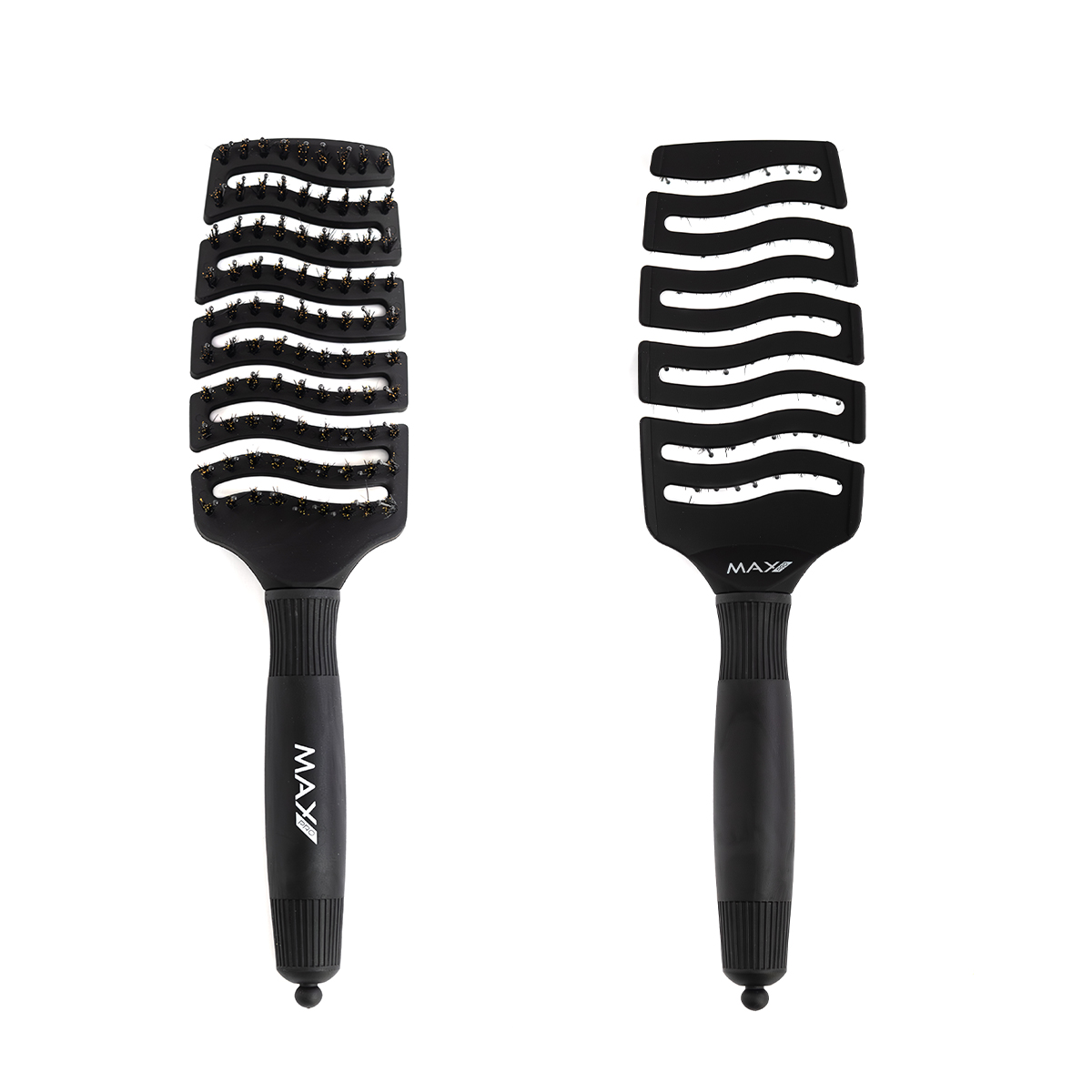 Max Pro Detangler Brush - Midnight Black - Afbeelding 2