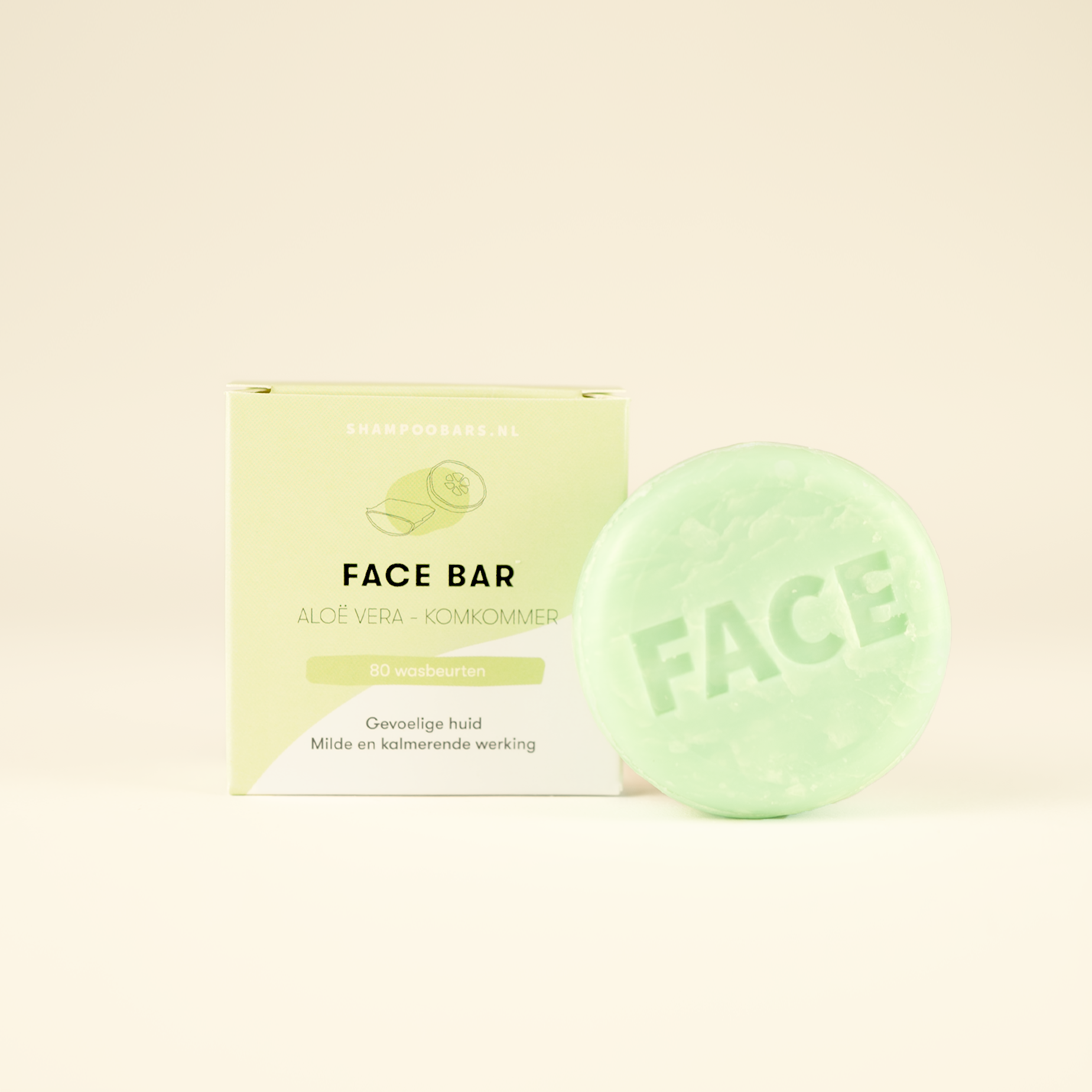 ShampooBars Face Bar Aloë Vera - Komkommer