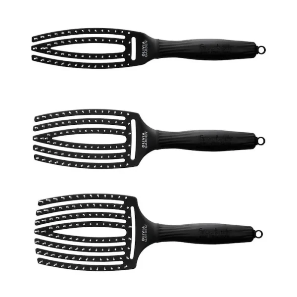 Combo zwart Olivia-Garden-Fingerbrush-Ionic-By Linn