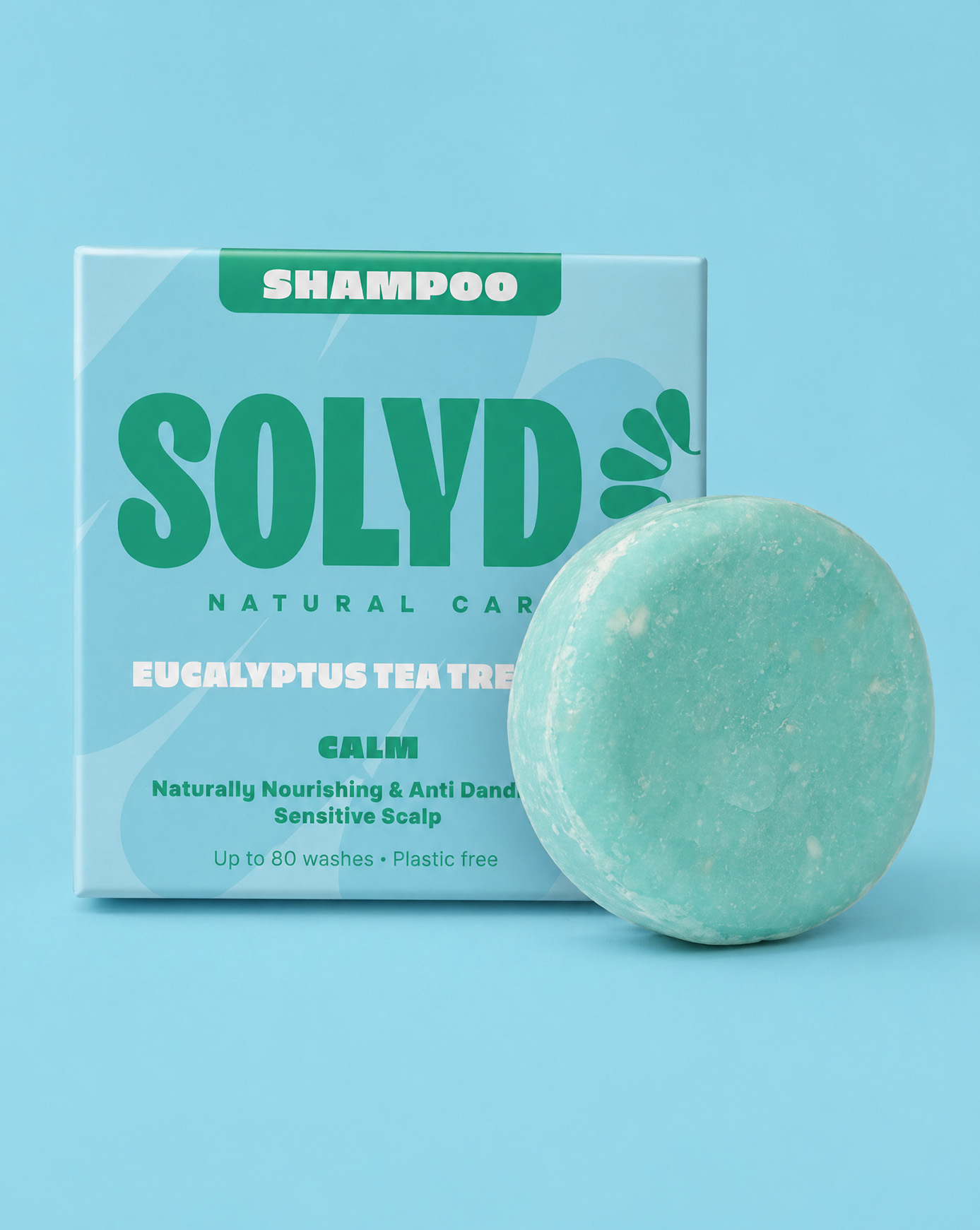 Solyd (ShampooBars) Shampoo Bar Eucalyptus - Tea Tree (Gevoelige hoofdhuid)