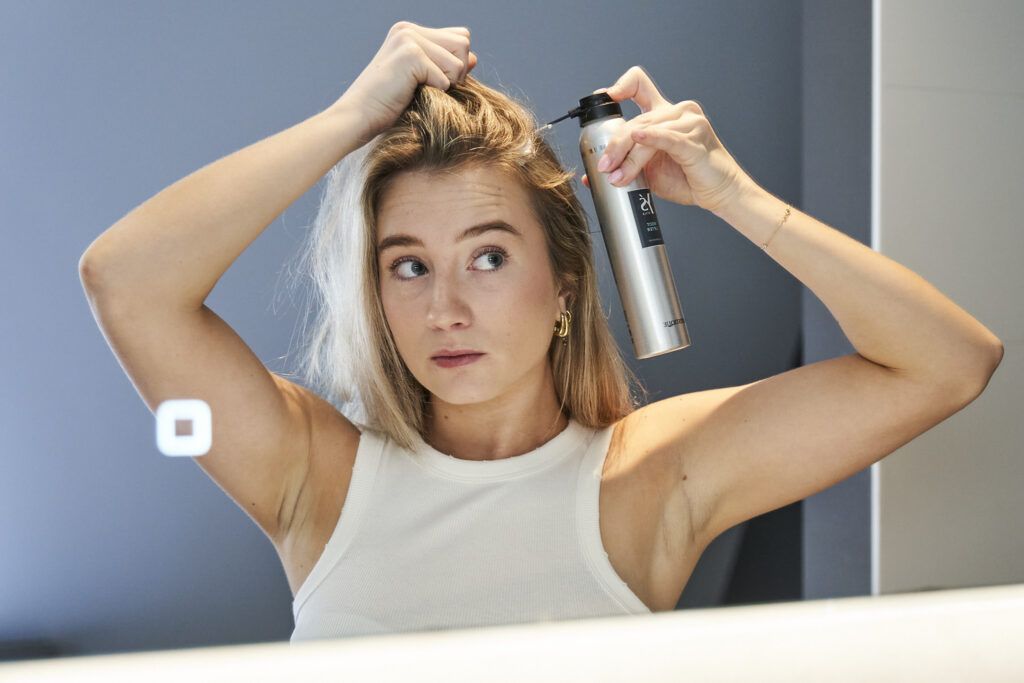 meer volume in je haar, root lifter volume