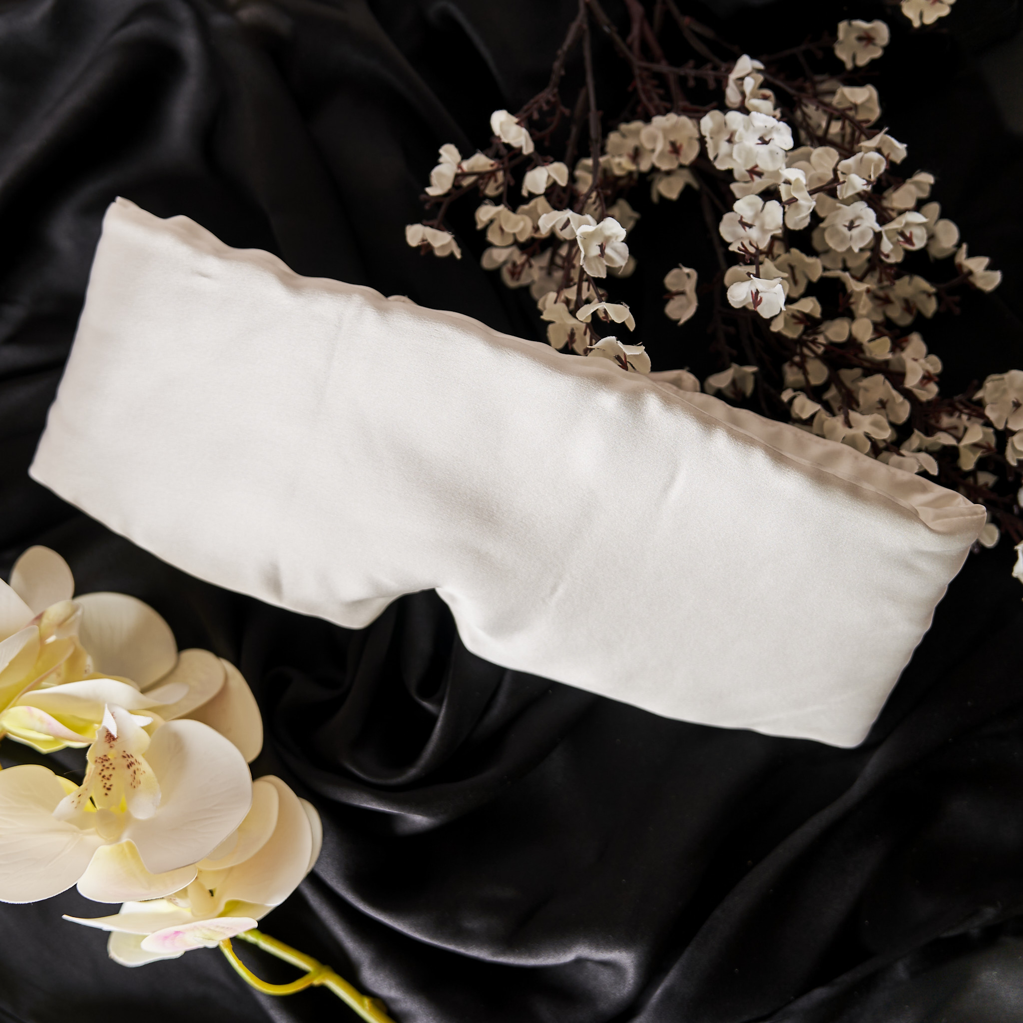 By Linn Slaapmasker 100% moerbei zijden - Wit - Afbeelding 6