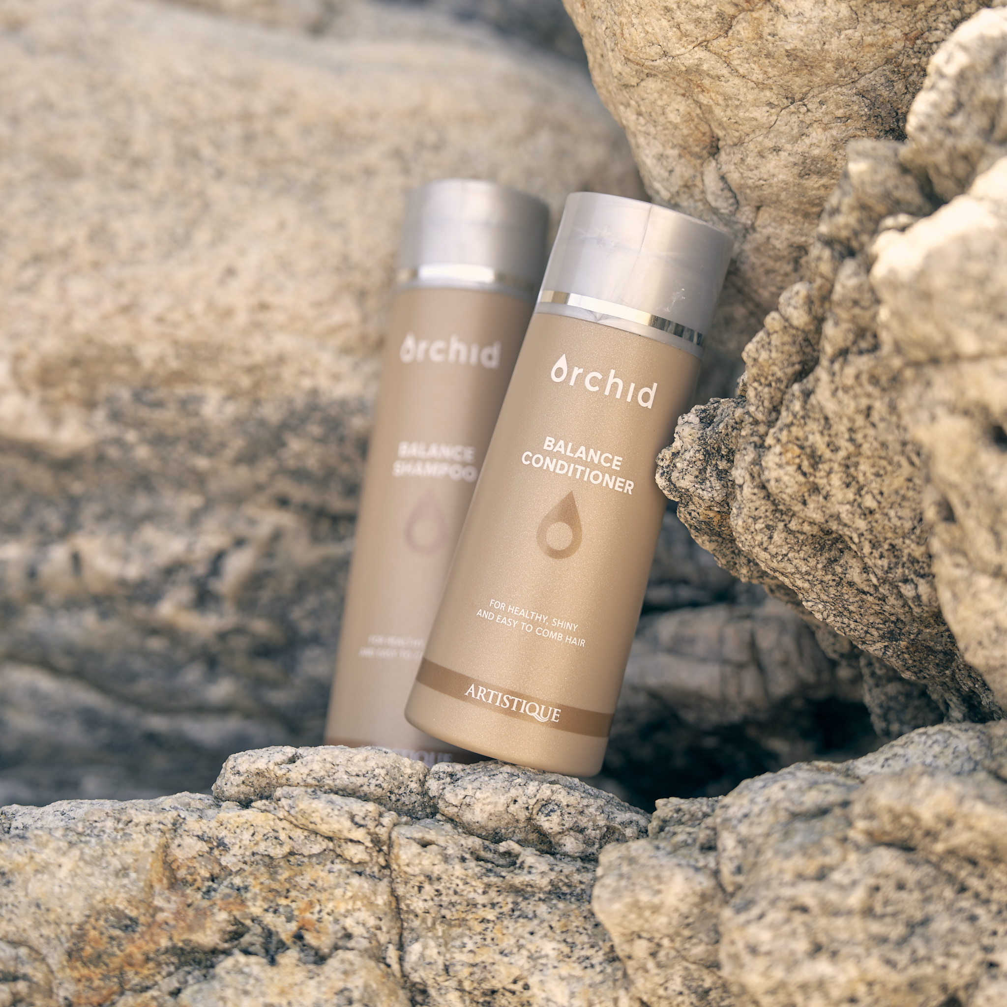 artistique orchid balance droog haar hydratatie by linn shampoo conditioner leave in serum