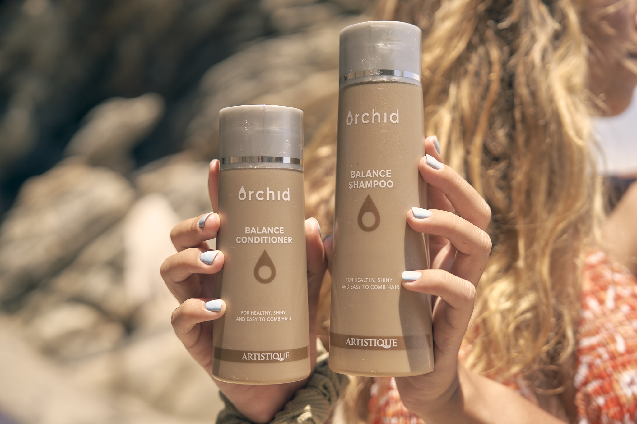 artistique orchid balance droog haar hydratatie by linn shampoo conditioner leave in serum