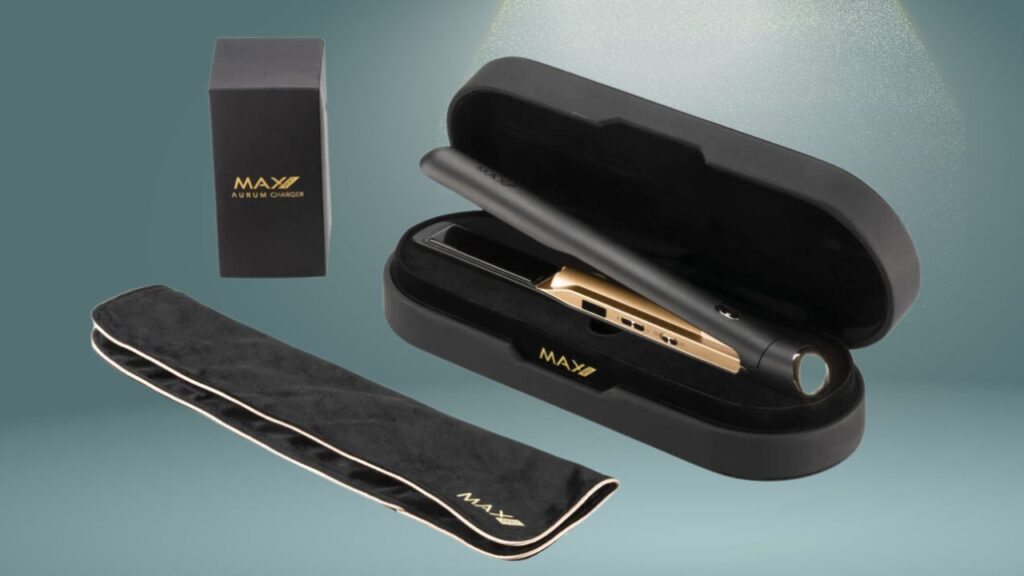 max pro aurum draadloze stijltang