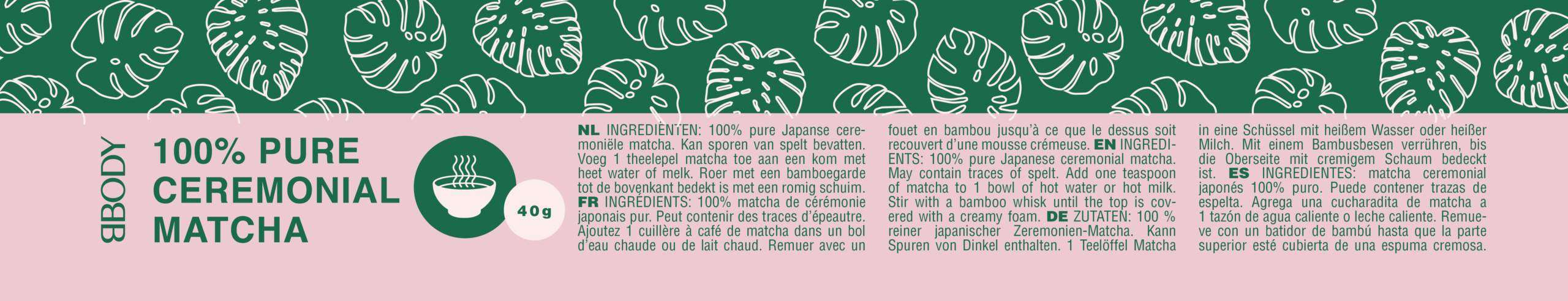 BBody Premium Ceremonial Matcha - Afbeelding 4