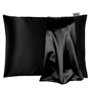 Max Pro MOHI Satijnen kussensloop - Zwart